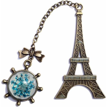 Luminous Paris Tower Metal Bokmärke Retro Luminous Student Cultu