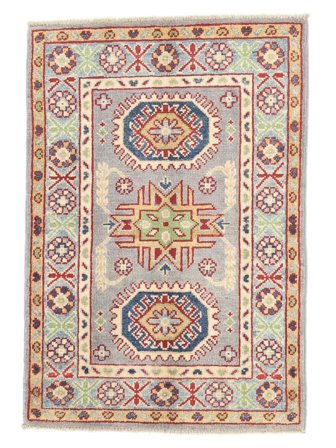 Kazak Fine Rug Oriental Brown/Dark Red (Wool, Afghanistan)
