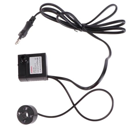 5W Kraftig nedsænkbar vandpumpe med LED-lys Justerbar vandgennemstrømning til springvand Damme Akvarium Fisketank Statuer med EU-stik