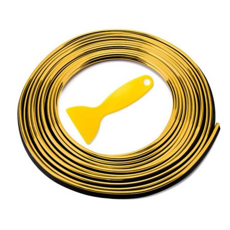 5M Decoration joustavat nauhat koristelistat GOLD