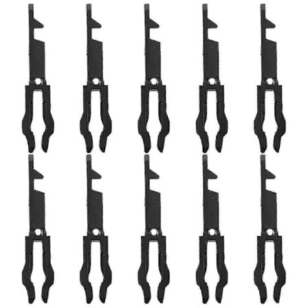 10 stk. Nødhammer Glas Knap Nøglekontakt Panikknap til Brandredning Indvendig Dør Nøgle Reset Funktion Væsentligt Sikkerhedstilbehør til 