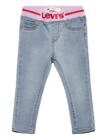Lvg Rib Pullon Skinny Baby Trousers Blå Levi's