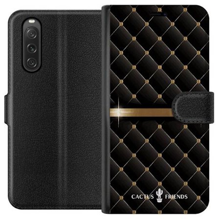 Kompatibel Tegnebogsetui til Sony Sony Xperia 10 V Cactus and Friends – NightQuilt