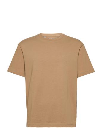 Slhloosegilman220 Ss O-Neck Tee S T-shirt Brun Selected Homme