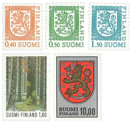 Finland - 1974-1985 - LAPE 743 + 759 + 784 + 891 + 951 - Postfrisk