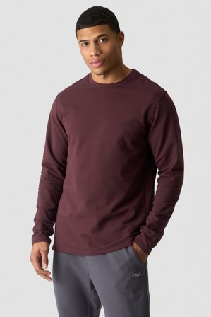 ICANIWILL - Stride Sweatshirt Men Burgundy - Langermet - Herre - ICIW