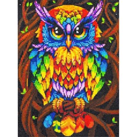 Diamond Painting / DIY 5D Diamantmålning - 30x40cm - Uggla