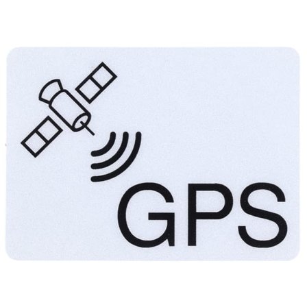 CDQ 3X Anti-tyveri GPS-SPORING Alarm System Sticker til bil, cykel, sølv