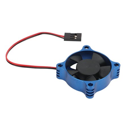 Motorkøleventilator 35x35mm Aluminiumlegering Hurtig Køling Letvægts RC Bil ESC Køleventilator Til 1/10 1/12 1/8 RC Bil Mørkeblå