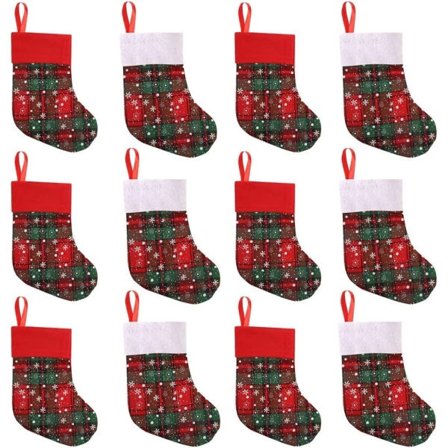 12 st julstrumpa set 9 tum