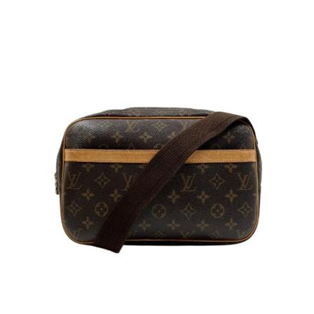 Louis Vuitton Vintage Pre-owned Reporter PM Monogram Crossbody Tas , Bruin , Dames , Maat: ONE Size Vintage Tassen
