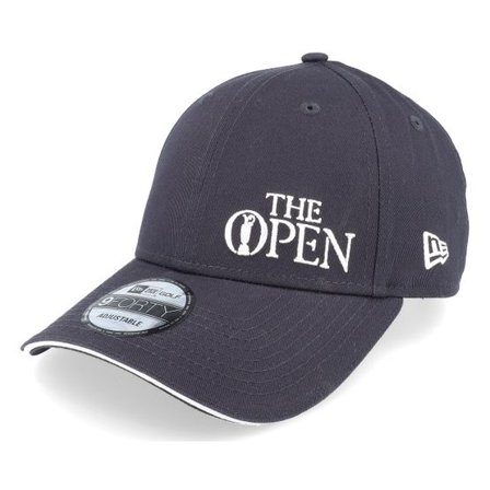 New Era - Blå adjustable Keps - Flawless 9FORTY The Open Navy/White Adjustable @ Hatstore