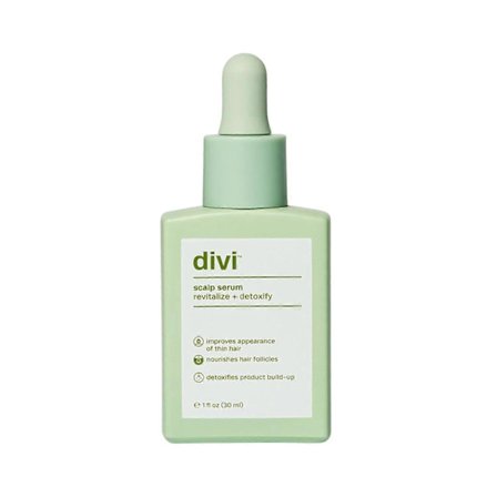 Divi Scalp Serum bruker en forfriskende, ikke-fet formel som inneholder aminosyrer,