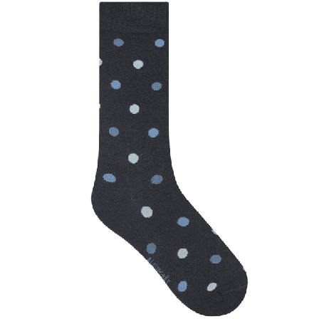 BleuForêt Prickig bomullssocka Strumpor Herr Svart 39/42