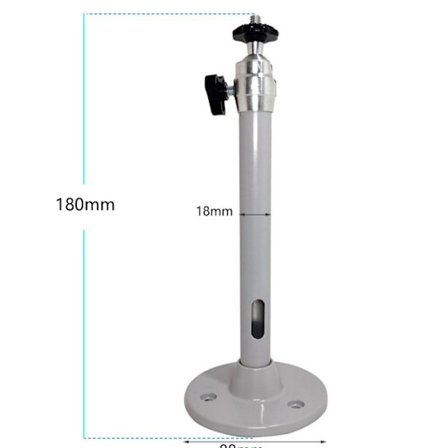 1 stk. Projektorloftbeslag Universelt projektorbeslag til projektor Miniprojektor 90° 360° Rotation Loftvægbeslag