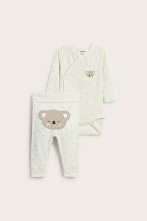 Kappahl | Dwuczęściowy komplet we wzory | Offwhite