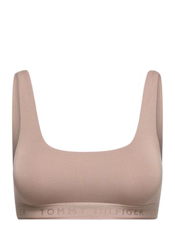Unlined Bralette Lingerie Bras & Tops Soft Bras Tank Top Bras Beige Tommy Hilfiger