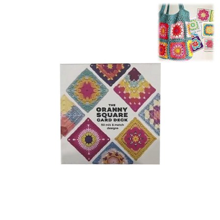 50 Mix & Match-design The Granny Square Card Decks, Strikkekit for voksne UK