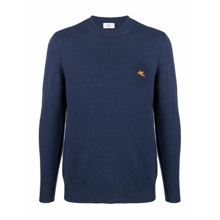 Etro, 1M50097500200 Sweater Niebieski, Mężczyzna, Rozmiar: S