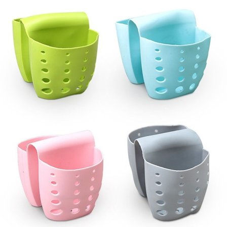 Køkken opbevaring afløb kurv vask holder justerbar sæbe svamp hylde dobbelt sadel stil afløb stativ