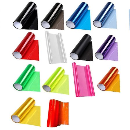 Bil Lys Toningsfilm Sæt - Forlygte Baglygte og Bremselys Vinyl Wrap Kit Gennemskinnelig Selvklæbende Cover-WELLNGS