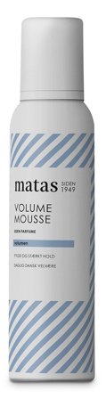 3 for 2 - Matas Striber Volume Mousse Stærkt Hold Uden Parfume 150 ml, Hår, Hårstyling, Styling Mousse
