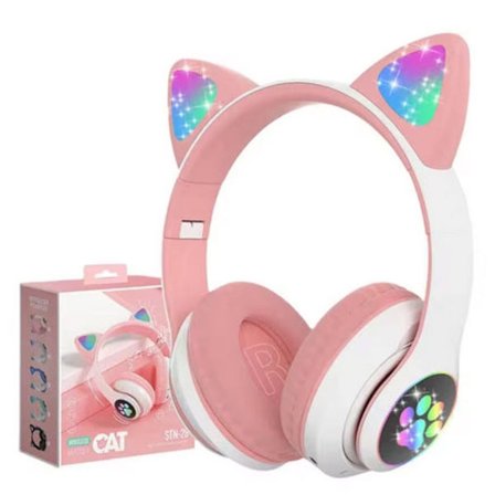 Kattører headset trådløse katt bluetooth hodetelefoner