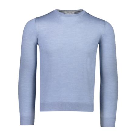 Gran Sasso, Jersey Blauw, Heren, Maat:L,wol