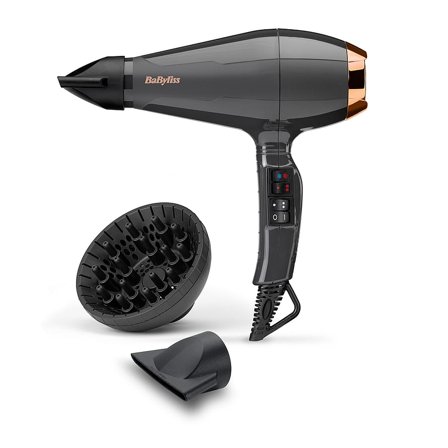 BaByliss Italian Air Pro 2200W Sort, Hår, Styling Tools, Hårtørrer