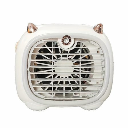 Portabel Uppladdningsbar Stor Luftvolym Säng Kontor Kylare Luftfuktare Fläkt