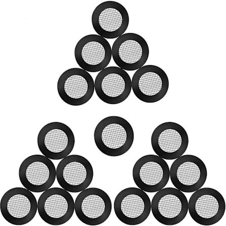 20 stk O-ring tetning dusjhode tråd rustfritt stål filterpakning gummi