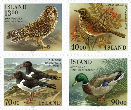 Island 1987 - AFA 667-670 - Postfrisk