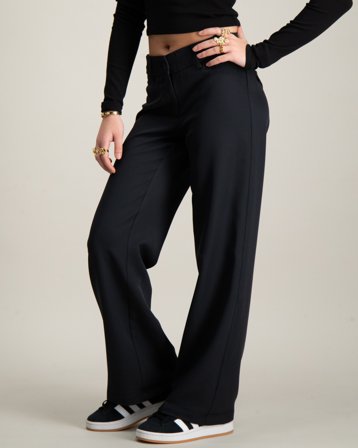 RYVLS Bianca Pocket Pant Noir Pantalons Fille - Kids Brand Store