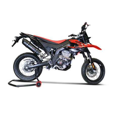 Slip-On Uitlaat G.P.R. Furore Evo4 Nero Mat Zwart - Aprilia RX 125 2018-2020