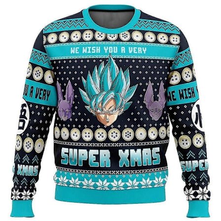 Dragon Ball Heroes Son Goku Juletrøje Karneval