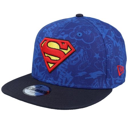 New Era - Blue - snapback - Cap - Kids DC 9FIFTY Superman Baz Snapback - Hatstore