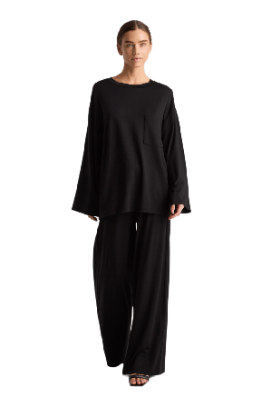 Residus Goma Top - Black T-shirts & toppar Dam Svart S