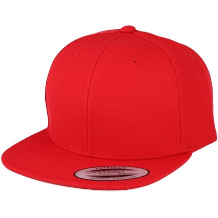 Yupoong - Vermelho snapback Boné - Kids Youth Red Snapback @ Hatstore