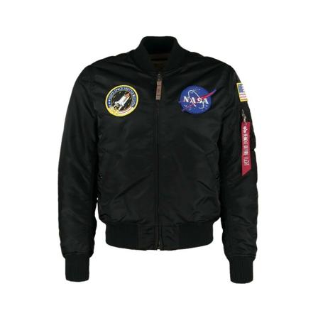 Alpha Industries, zipped jacket Czarny, Mężczyzna, Rozmiar: S