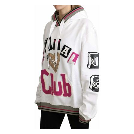 Dolce & Gabbana, Sweatshirts ; Hoodies Biały, Kobieta, Rozmiar: M