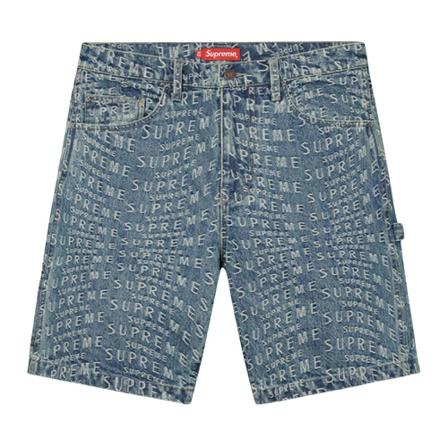 Supreme, Shorts Blauw, Heren, Maat:W32
