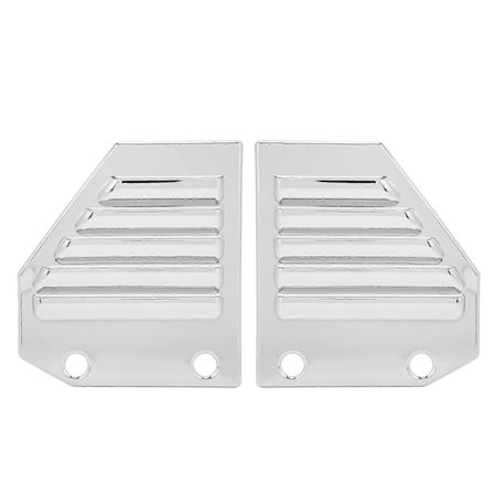 2 ST Bil Sidofläktar Huv Elektroplätering Blank Glansig Slät Yta Ersättning För Hummer H2 SUT 2003?2009