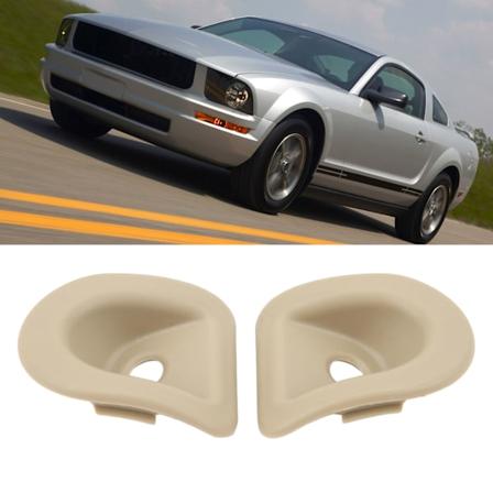 2 stk Dørlåsknapp Grommet 7R3Z 63220A51 AC Venstre Førerdør Trim Panel Bezeler Erstatning for Ford Mustang 2006‐2014 Beige