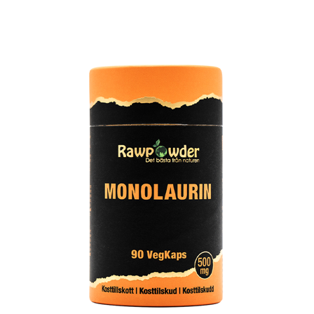 Rawpowder Monolaurin 500 mg 90 kapslar, KORT DATUM
