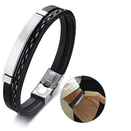 Læderarmbånd Amber Way