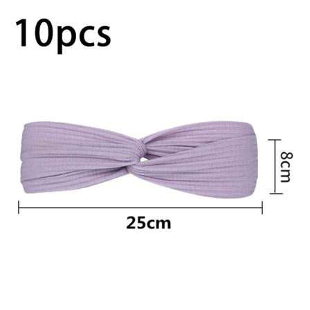 Hodebånd uten skli, mote for kvinner, turban, toppknutehodebånd