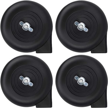 4 stk. luftkompressor lyddemperfilter, 20 mm kompressor lyddemper tråd luftfilter kompressor lyddemperfilter eksosfilter lyddemper