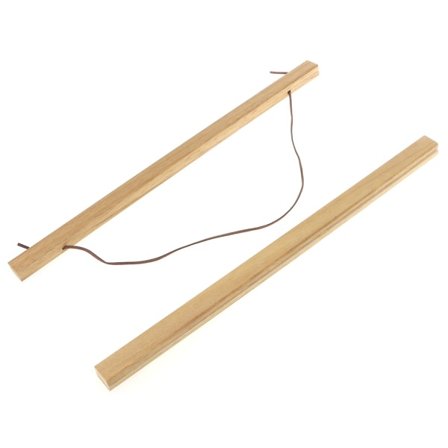 Magnetisk plakat-holder Ramme Teak treholder maleri foto ramme 40cm