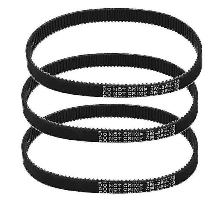 3 st 3m-384-12 Drivrem för elcykel, elscooter