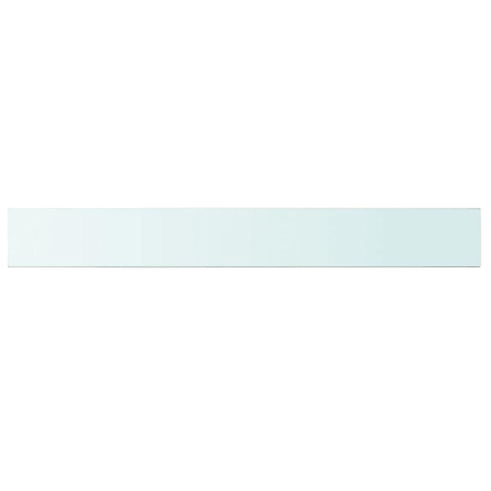 Vidaxl Hyllplan Glas Genomskinlig 100x12 Cm Transparent